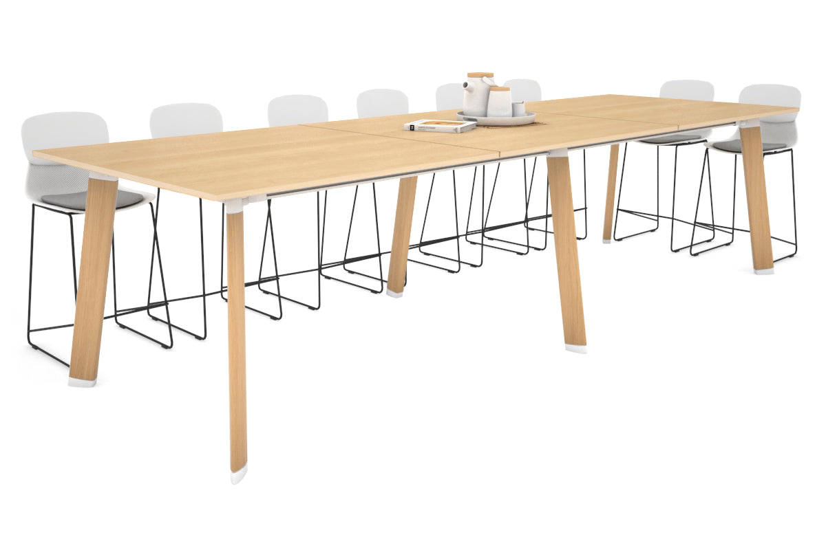 Switch Collaborative Large Counter High Table [3600L x 1200W] Jasonl wood imprint leg maple 