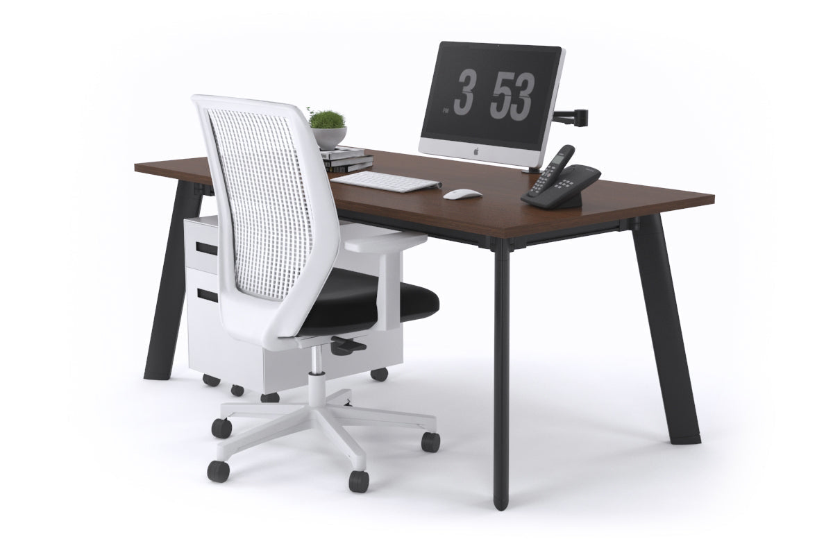 Switch Executive Desk [1200L x 700W] Jasonl black leg wenge none