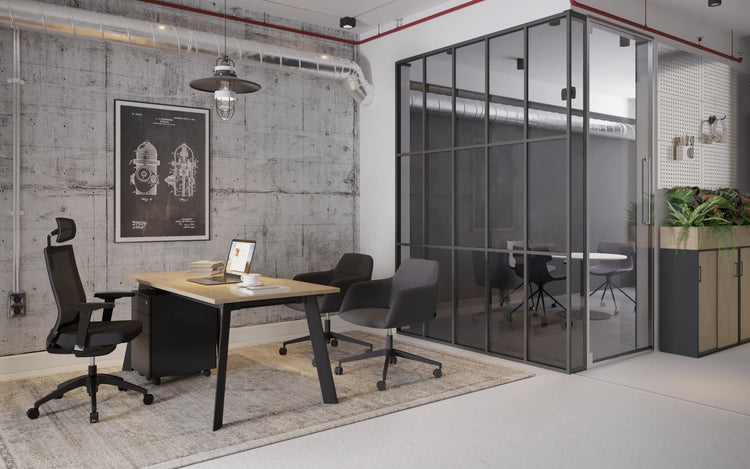 Switch Executive Desk [1600L x 800W with Cable Scallop] Jasonl 