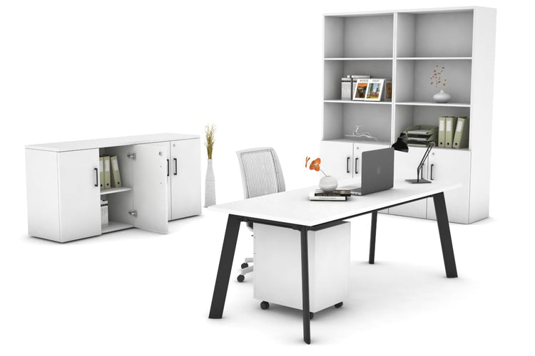 Switch Executive Desk [1600L x 800W with Cable Scallop] Jasonl 