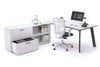 Switch Executive Setting With Uniform Spine - Black Frame [1800L x 700W] - Thumbnail 4 
