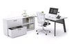 Switch Executive Setting With Uniform Spine - Black Frame [1800L x 700W] - Thumbnail 10 