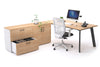 Switch Executive Setting With Uniform Spine - Black Frame [1800L x 800W with Cable Scallop] - Thumbnail 18 