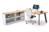 Switch Executive Setting With Uniform Spine - Black Frame [1800L x 800W with Cable Scallop] - Thumbnail 14 