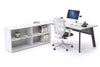 Switch Executive Setting With Uniform Spine - Black Frame [1800L x 800W with Cable Scallop] - Thumbnail 8 
