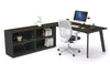 Switch Executive Setting With Uniform Spine - Black Frame [1800L x 800W with Cable Scallop] - Thumbnail 38 
