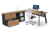 Switch Executive Setting With Uniform Spine - Black Frame [1800L x 800W with Cable Scallop] - Thumbnail 34 