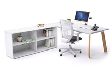  - Switch Executive Setting With Uniform Spine - Wood Imprint Frame [1600L x 800W with Cable Scallop] - 1