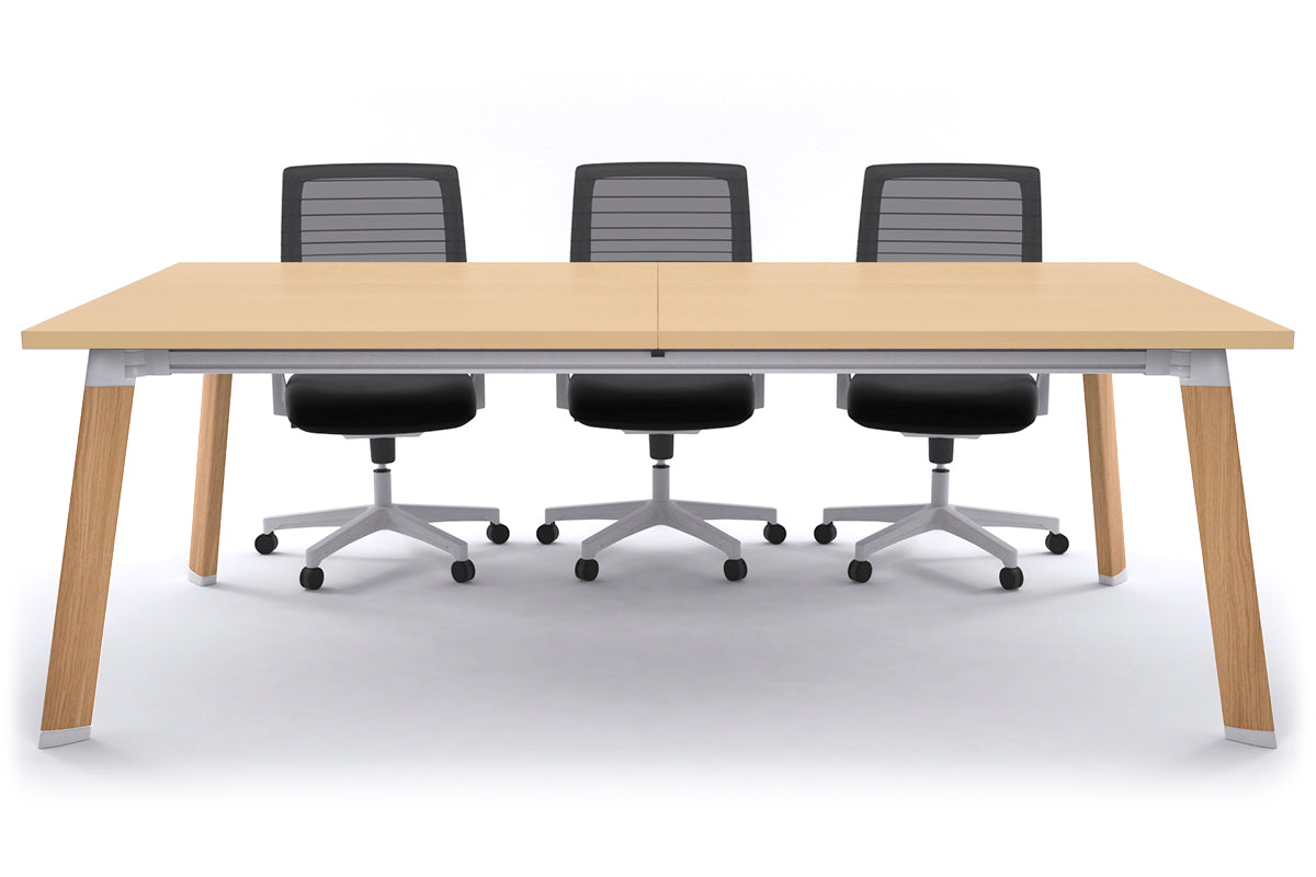 Switch Meeting Room Table [2400L x 1200W] Jasonl Wood imprint maple 