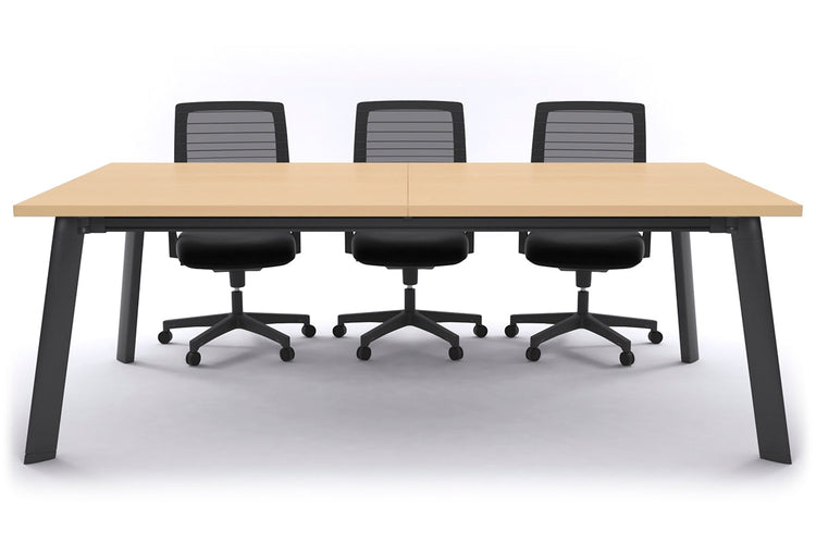 Switch Meeting Room Table [2400L x 1200W] Jasonl Black maple 