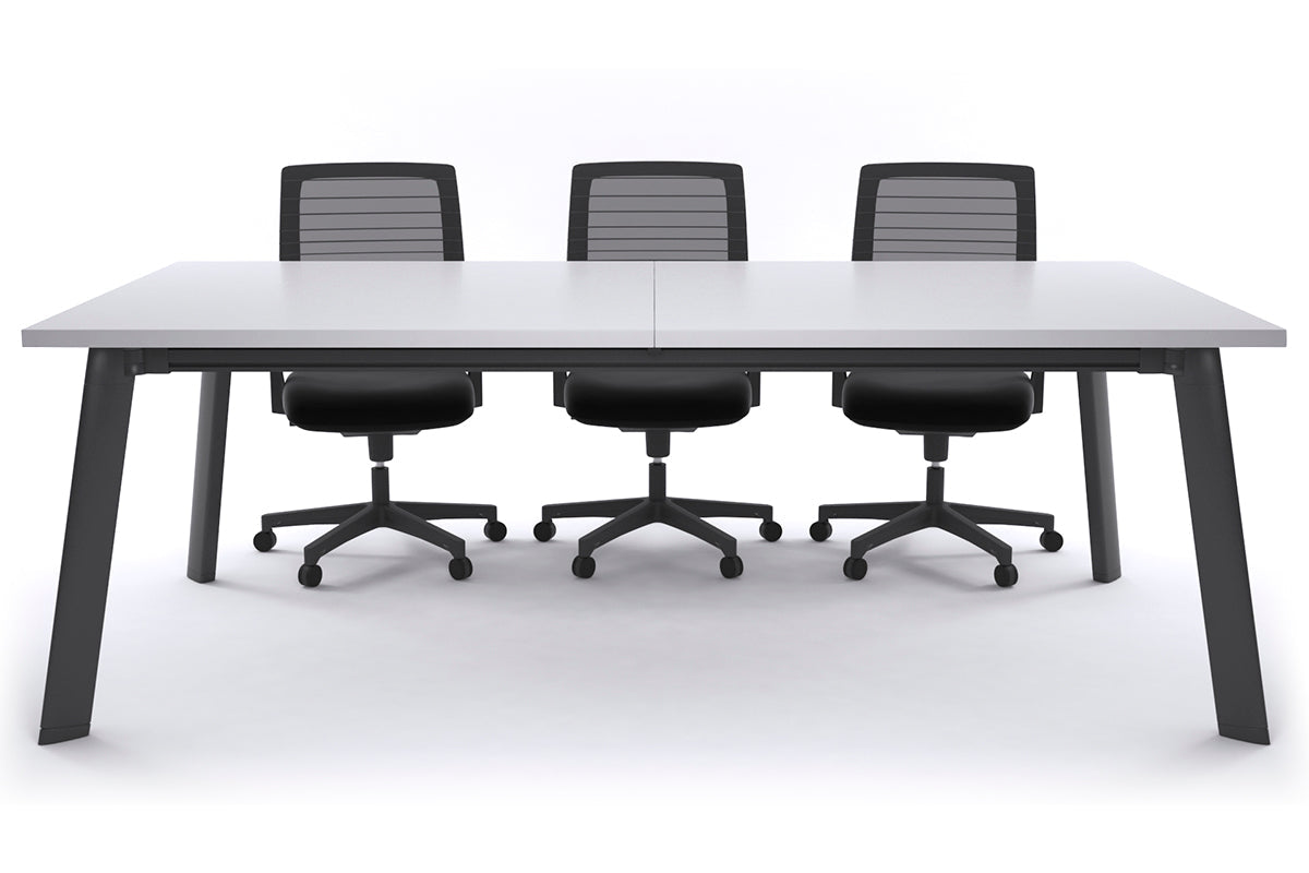 Switch Meeting Room Table [2400L x 1200W] Jasonl Black white 