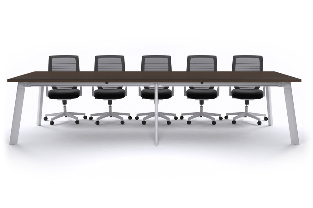 Switch Meeting Room Table [3600L x 1200W]-Black dark oak 