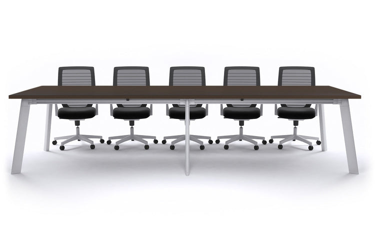 Switch Meeting Room Table [3600L x 1200W] Jasonl White wenge 