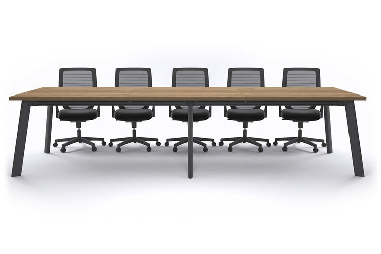 Switch Meeting Room Table [3600L x 1200W] Jasonl Black salvage oak 