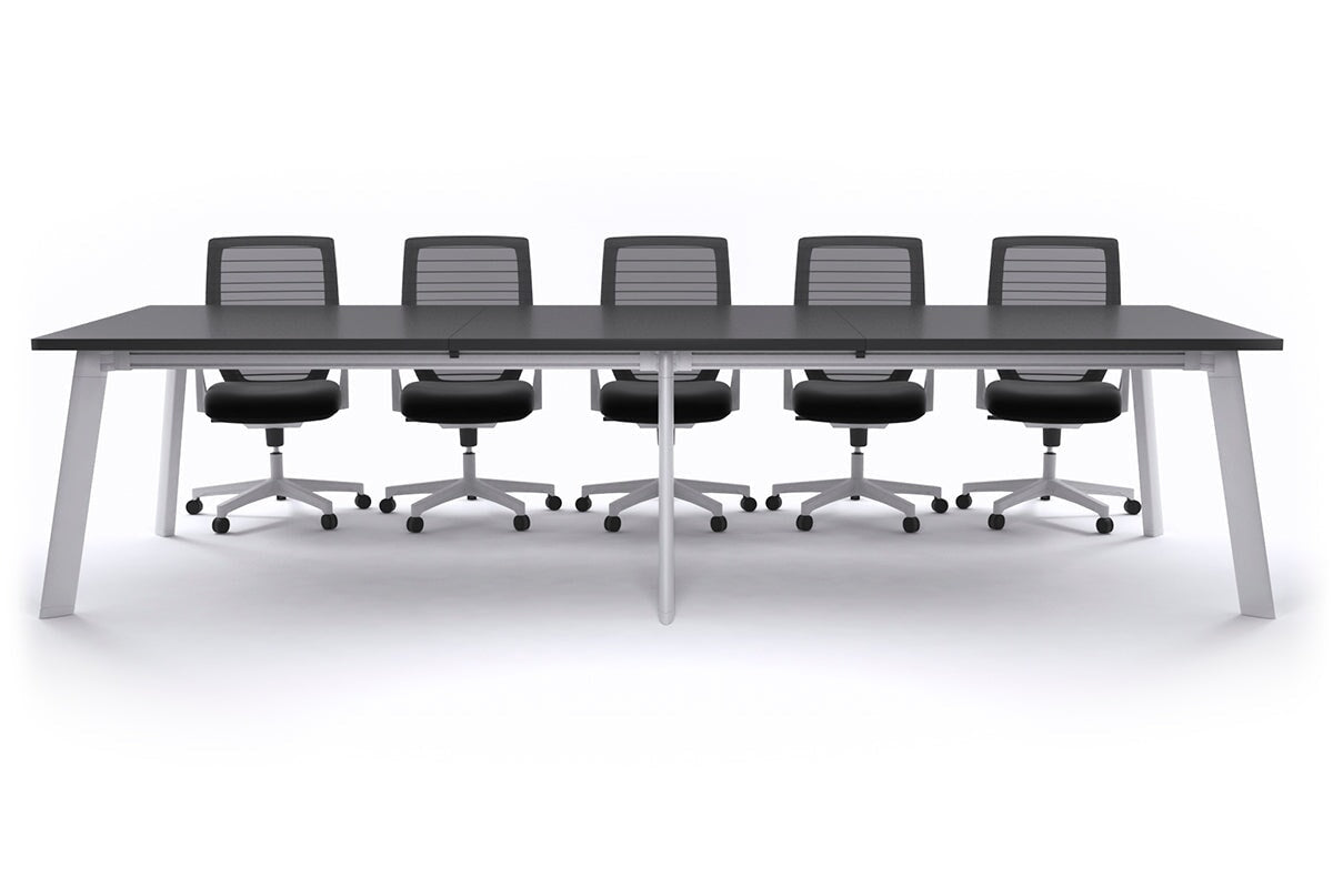 Switch Meeting Room Table [3600L x 1200W] Jasonl White black 