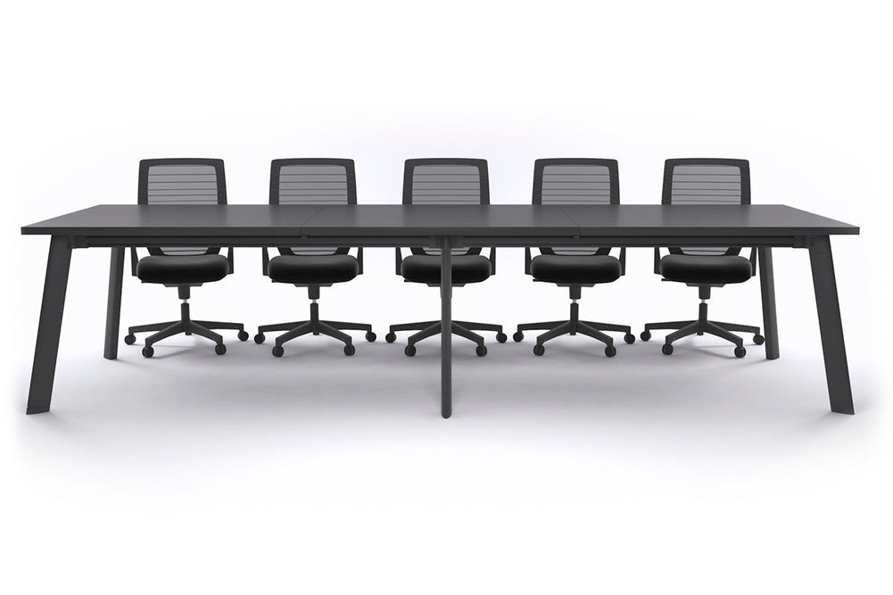 Switch Meeting Room Table [3600L x 1200W]-Black black 