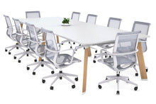  - Switch Meeting Room Table - Radius Corners [3200L x 1100W] - 1