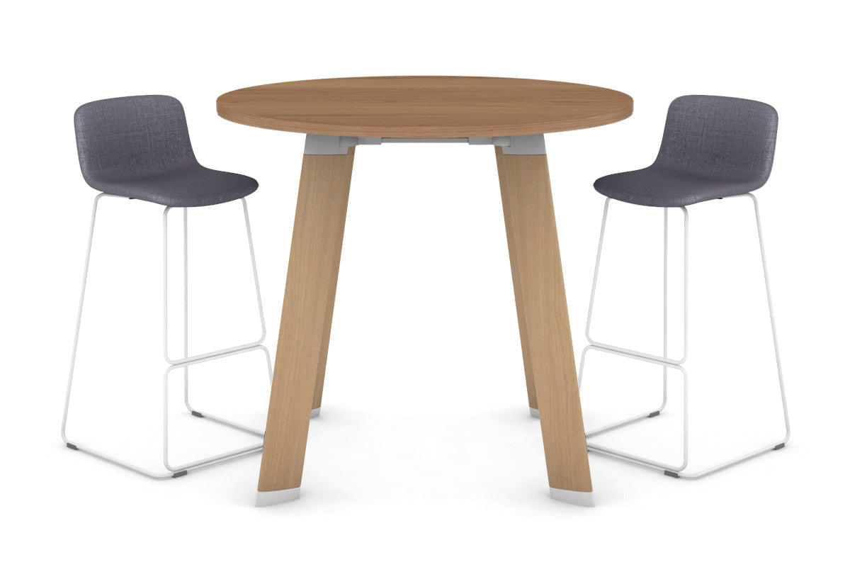 Switch Round Counter Table Frame [1000 mm] Jasonl Wood imprint leg salvage oak 