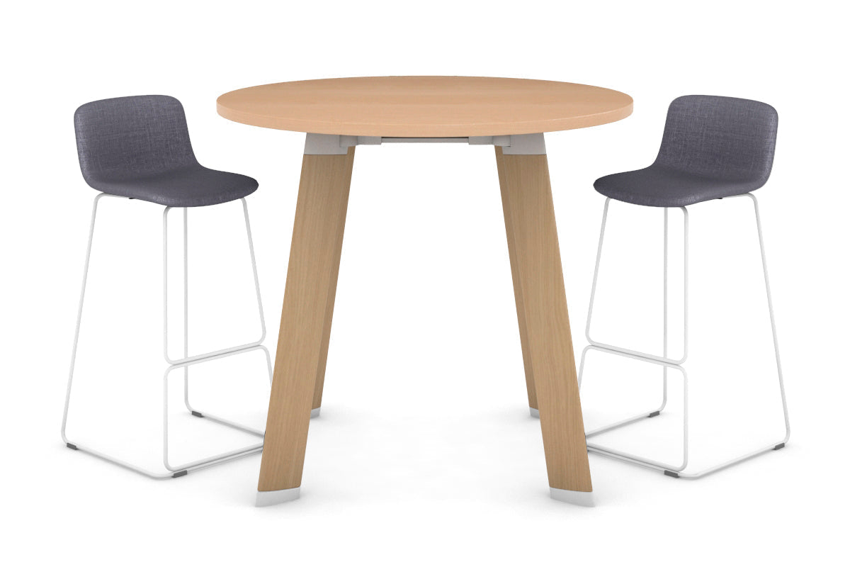 Switch Round Counter Table Frame [1000 mm] Jasonl Wood imprint leg maple 