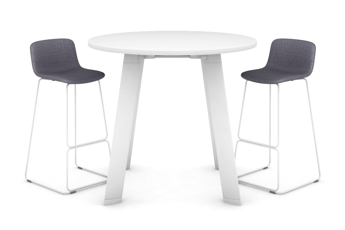 Switch Round Counter Table Frame [1000 mm] Jasonl White leg white 