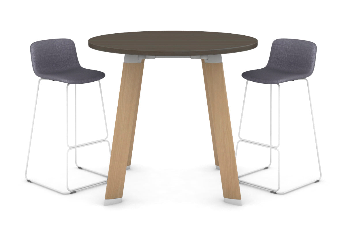 Switch Round Counter Table Frame [1000 mm] Jasonl Wood imprint leg dark oak 