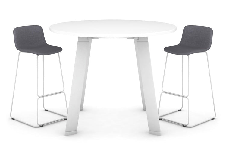 Switch Round Counter Table Frame [1350 mm] Jasonl White leg white 