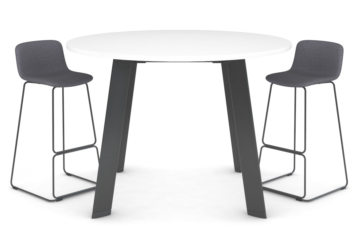 Switch Round Counter Table Frame [1500 mm] Jasonl Black leg white 