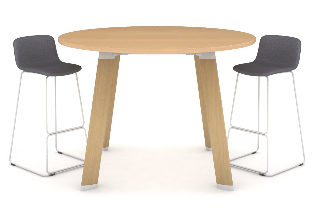 Switch Round Counter Table Frame [1500 mm] Jasonl Wood imprint leg maple 