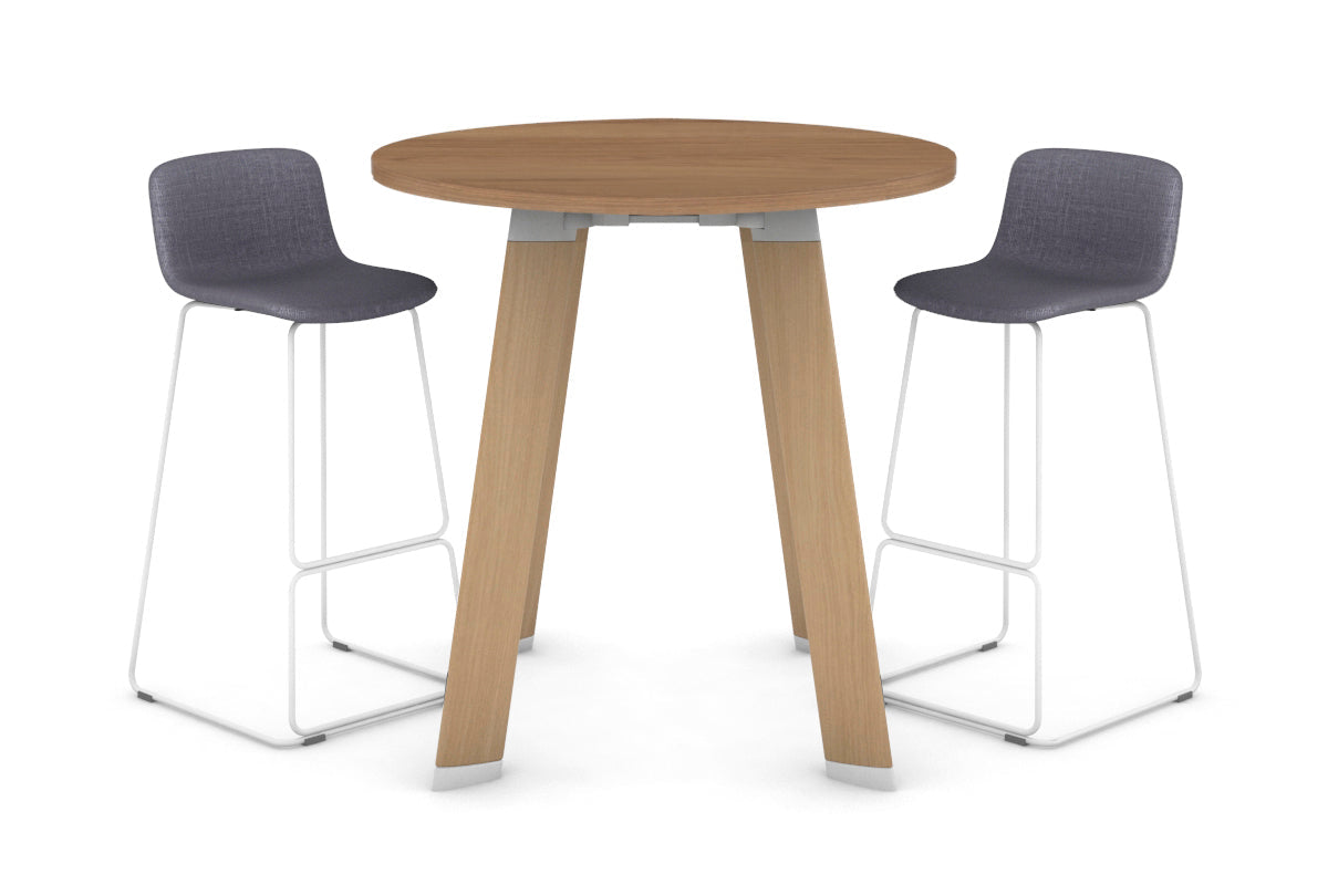 Switch Round Counter Table Frame [800 mm] Jasonl Wood imprint leg salvage oak 