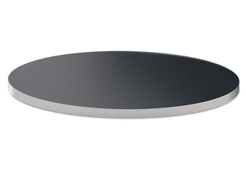 Table Top Brushed Aluminium Jasonl black 