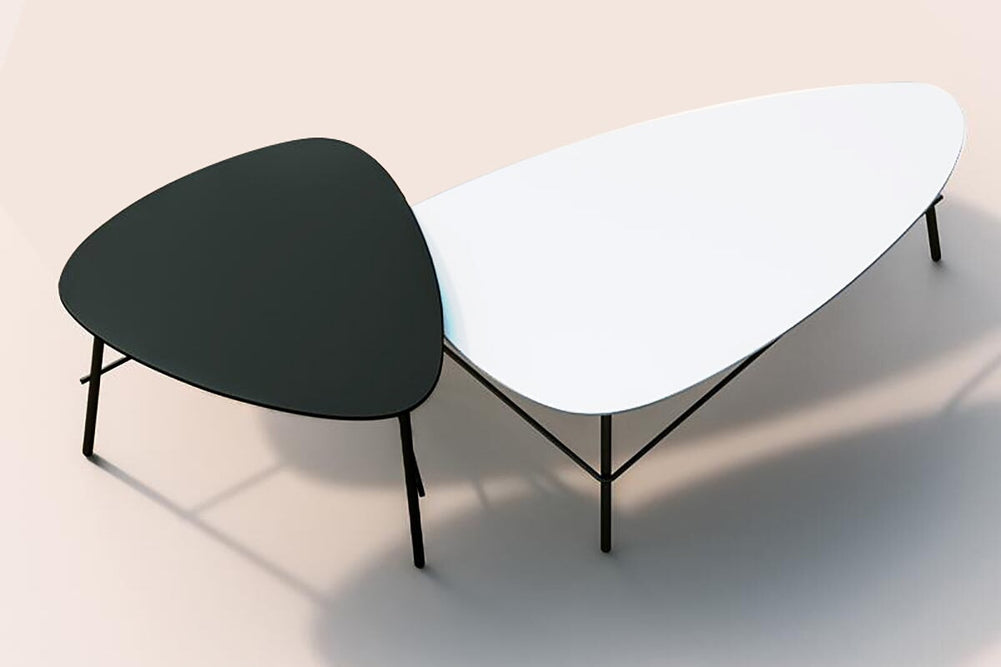 Tash Coffee Table - 600L x 500W-black  