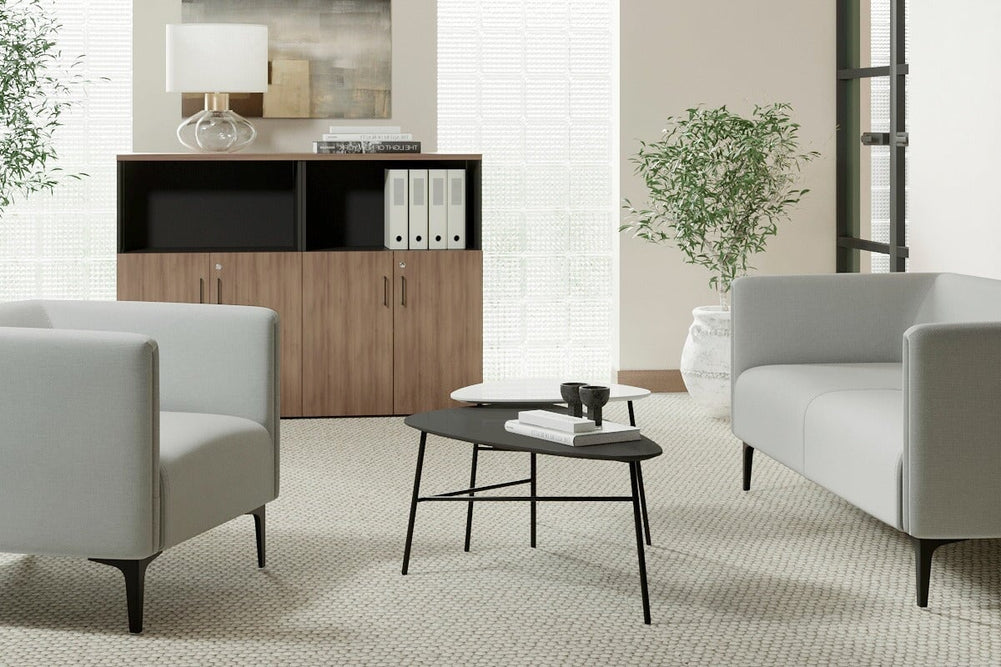 Tash Coffee Table - 600L x 500W-black  