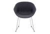 Teddy Fabric Tub Chair - Sled Base - Thumbnail 10 