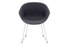 Teddy Fabric Tub Chair - Sled Base - Thumbnail 5 