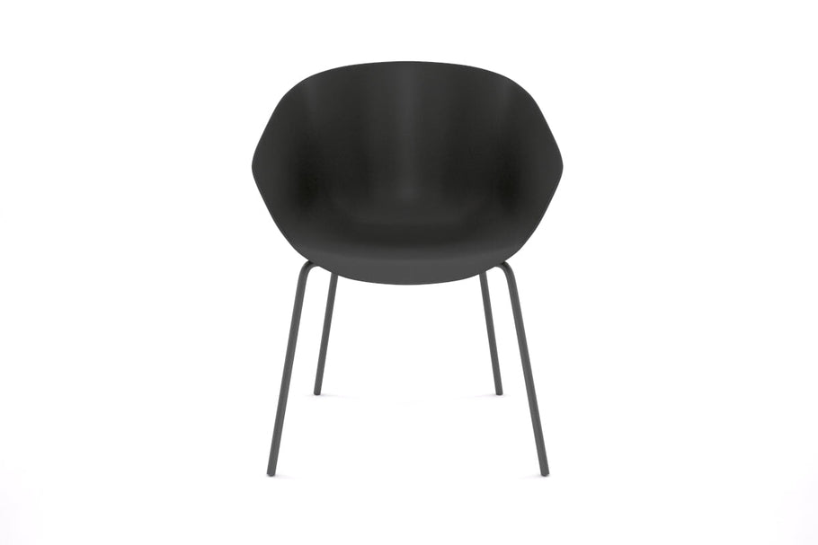 Environmental image of Teddy Plastic Tub Chair - 4 Leg Base