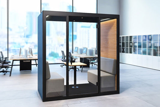 Telepod Meeting Room Booth - Black Frame Jasonl 
