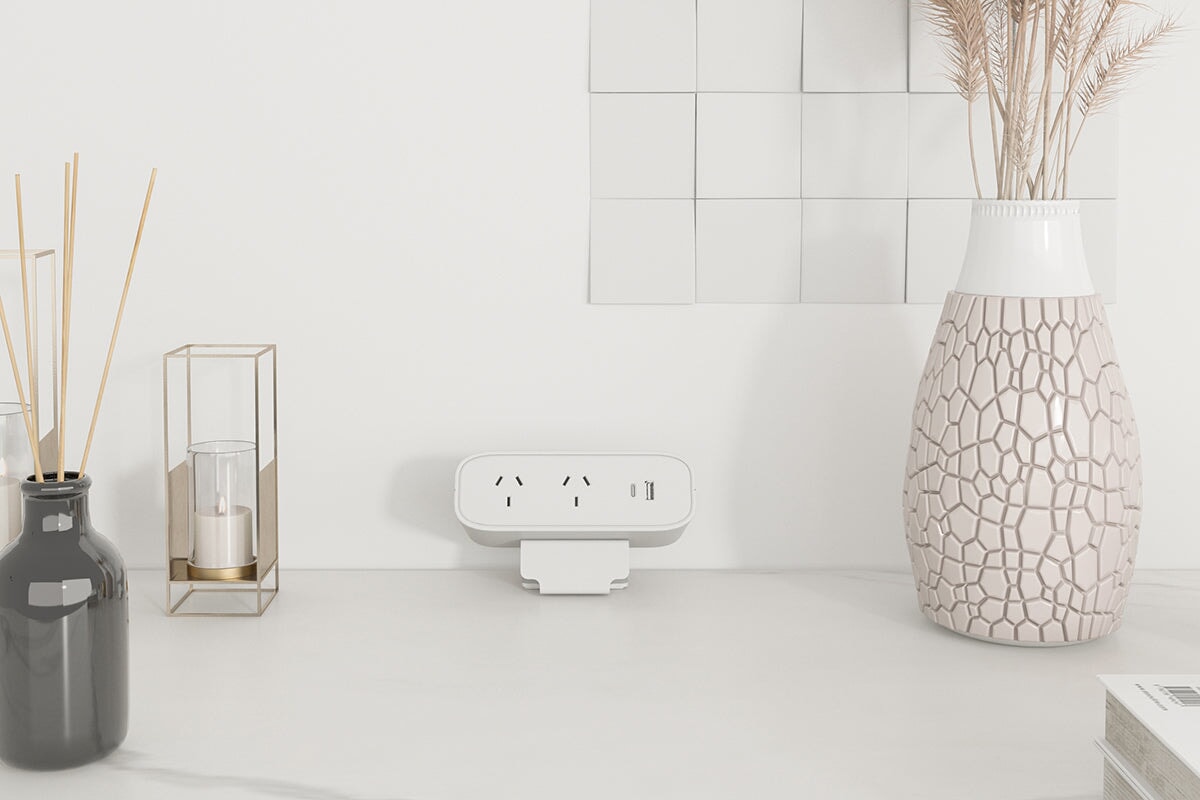 Trione Above-desk Power and Data Module - 2 AC USB Outlets Jasonl 
