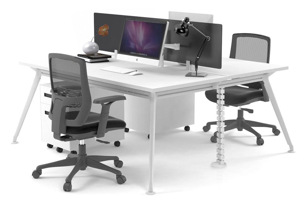 Umbilical Cord Floor to Desk 0.7m-white  