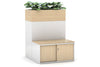 Uniform 4 Door Booth Seat + Planter Box [Black Handle] - Thumbnail 2 