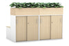 Uniform 8 Door Booth Seat + Planter Box [White Handle] - Thumbnail 1 