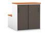 Uniform Activity Module - Med Sliding 2 Door Credenza with Low Sliding 2 Door Credenza - Seat Cushion [Black Handle] - Thumbnail 28 