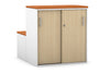 Uniform Activity Module - Med Sliding 2 Door Credenza With Low Sliding 2 Door Credenza - Seat Cushion [Silver Handle] - Thumbnail 26 