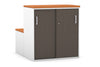 Uniform Activity Module - Med Sliding 2 Door Credenza With Low Sliding 2 Door Credenza - Seat Cushion [White Handle] - Thumbnail 23 