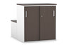 Uniform Activity Module - Med Sliding 2 Door Credenza with Low Sliding 2 Door Credenza [White Handle] - Thumbnail 10 