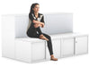 Uniform Activity Module -  Med Sliding 4 Door Credenza with Low Sliding 4 Door Credenza - Thumbnail 5 