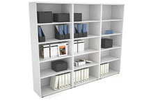  - Uniform Large Open Bookcase [2400W x 1870H x 350D] - 1