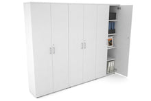  - Uniform Large Storage Cupboard with Large Doors [2400W x 1870H x 350D] - 1