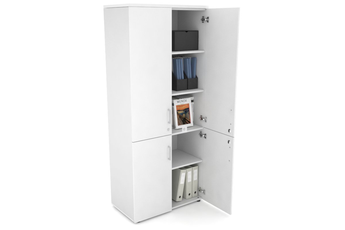 Uniform Large Storage Cupboard with Small & Medium Doors [800W x 1870H x 450D] Jasonl 