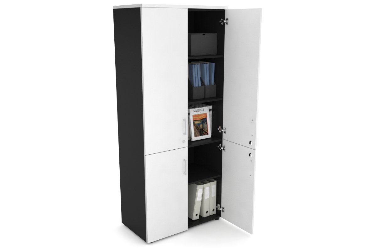 Uniform Large Storage Cupboard with Small & Medium Doors [800W x 1870H x 450D] Jasonl 