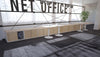 Uniform Low Sliding 4 Door Credenza - Thumbnail 2 